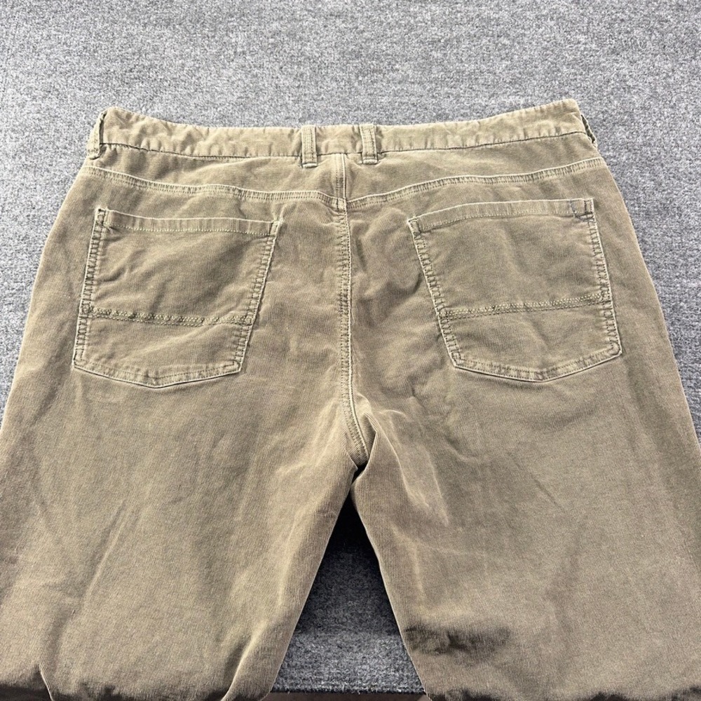 Tommy Bahama Mens Corduroy Pants 40x32 Standard Leg Straight Olive Taupe Stretch - Picture 7 of 7